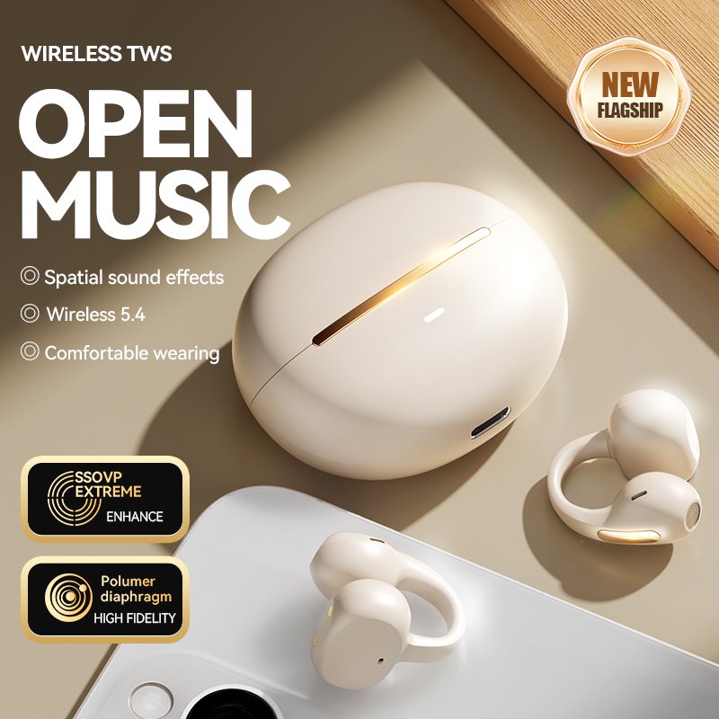 Open-Ear Wireless Bluetooth Earbuds - Panoramic Sound Model#M136