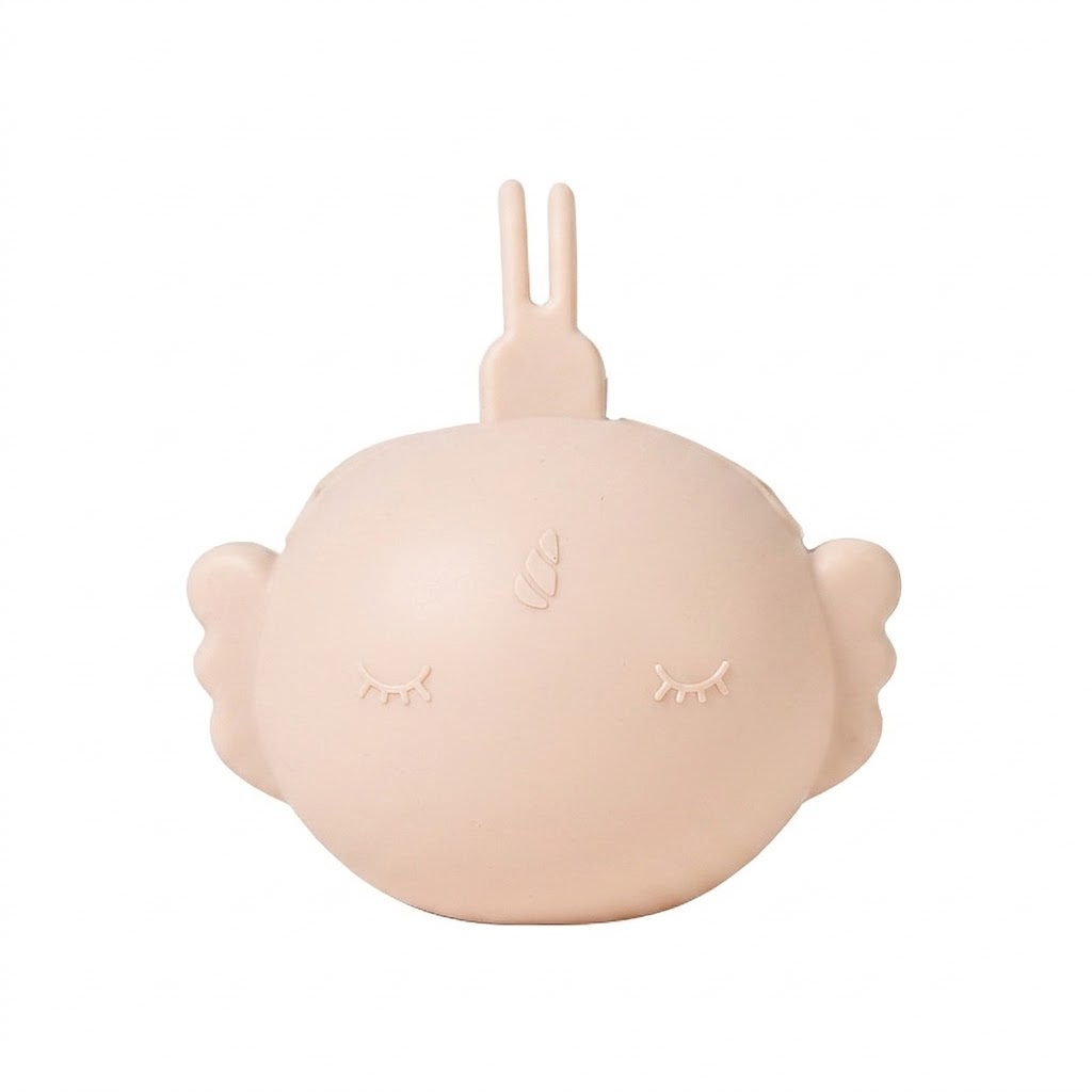 Bonito estuche de silicona para chupete - Soporte portátil para mordedor de bebé