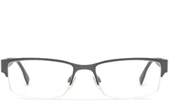 BS2012-0443_Grey_Semi-rimless_Metal_Glasses_front