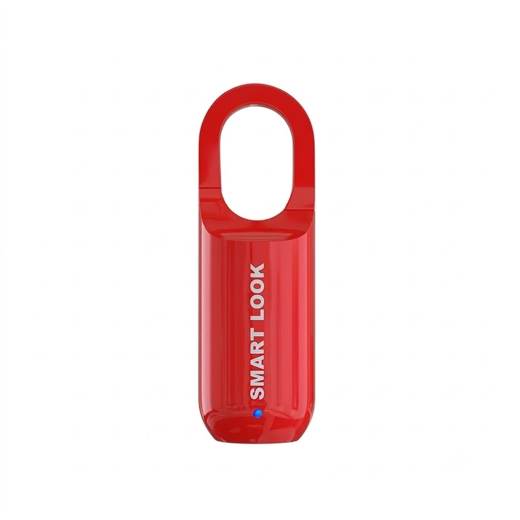 Smart Fingerprint Padlock, Biometric Keyless Entry, 0.3s Fast Unlock, USB Rechargeable Security Lock for Gym Locker, Backpack, Suitcase, Zinc Alloy