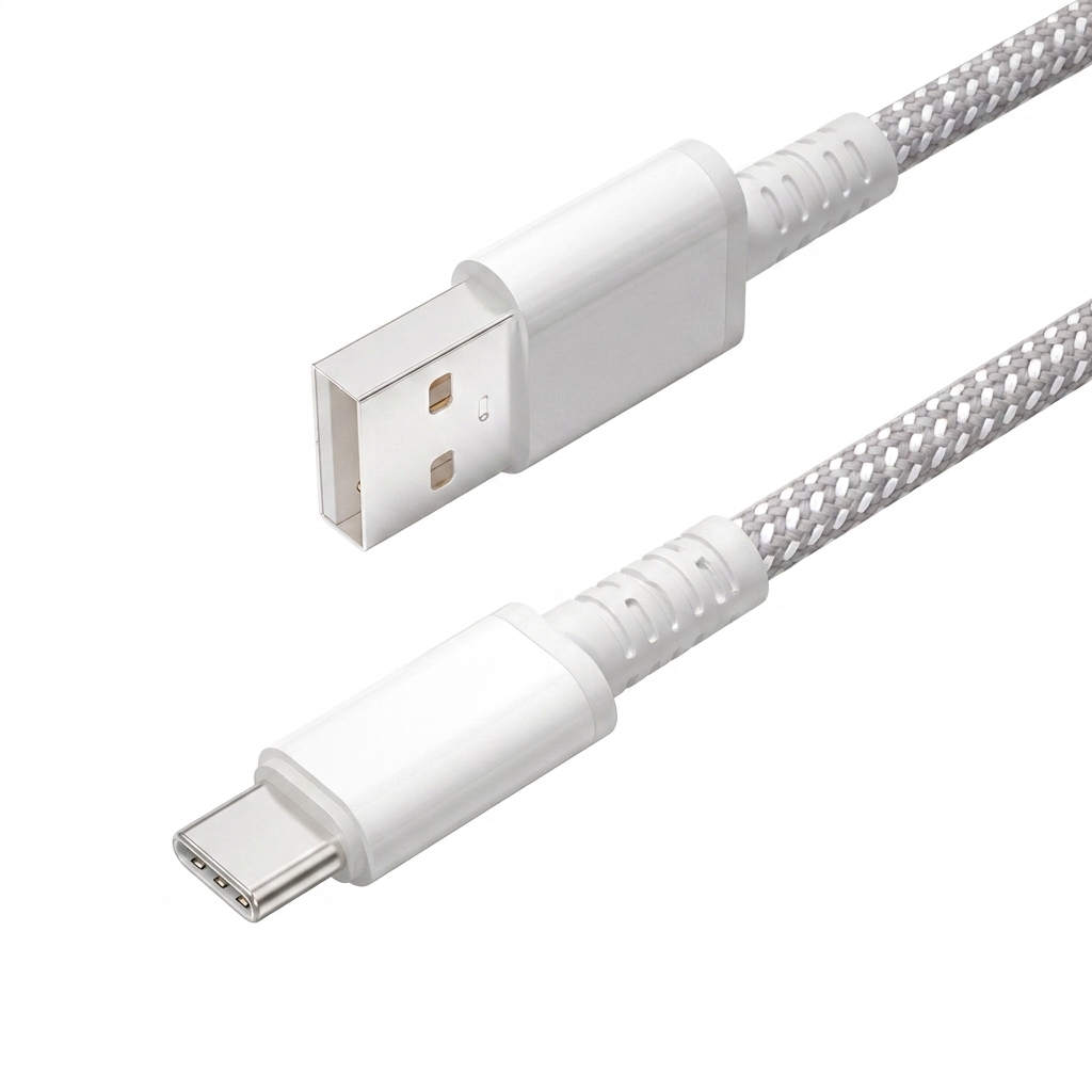 66W Multi-Port Charging Cable, Nylon Braided Universal Fast Charger USB Cord for Phones and Tablets