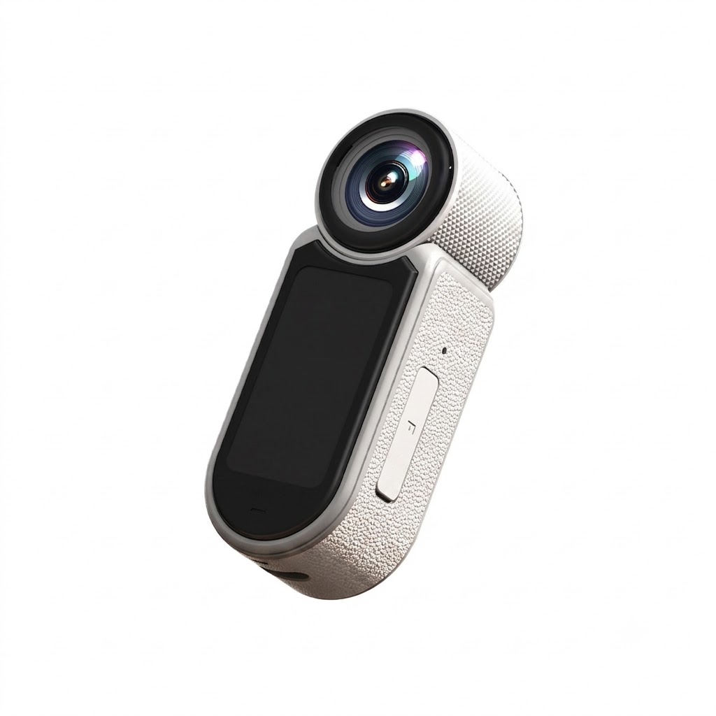2.7K HD Thumb Camera Magnetic Portable Sports Vlogging Camcorder, 1.47-Inch Screen, One-Click Shooting
