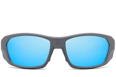 BS0205-0068_Blue_Rectangular_TR90_Sunglasses_front