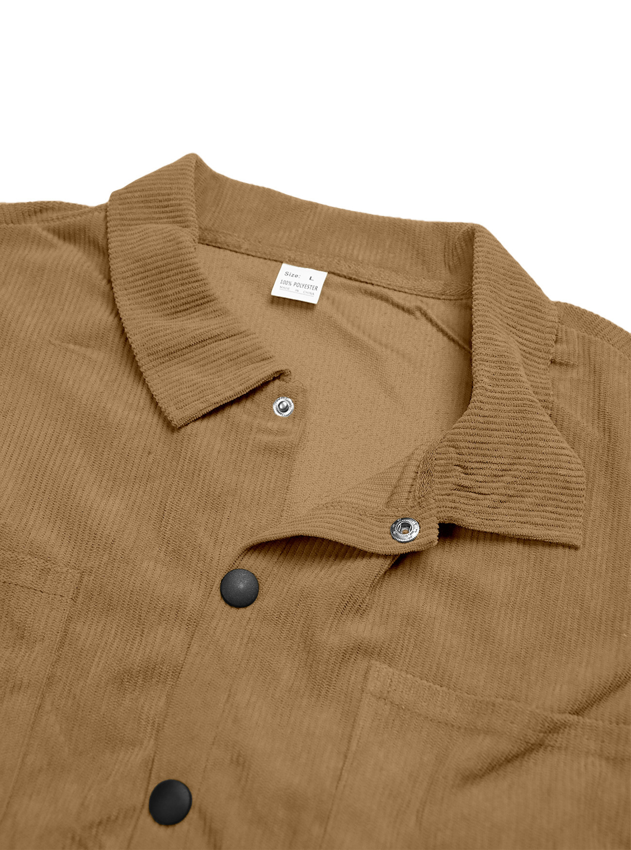 Camicia in velluto a coste con bottoni - Stile casual da lavoro NDF-00017