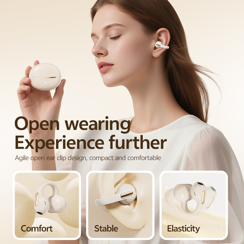 Open-Ear Wireless Bluetooth Earbuds - Panoramic Sound Model#M136
