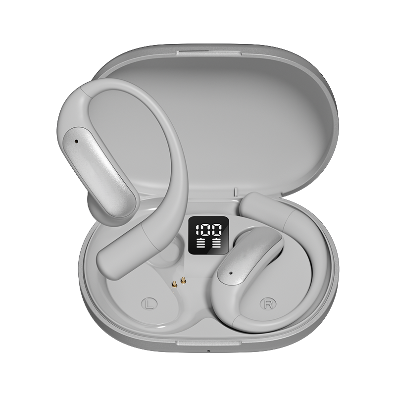 Open-Ear Wireless Bluetooth 5.4 Earbuds with LED Display Model#M127
