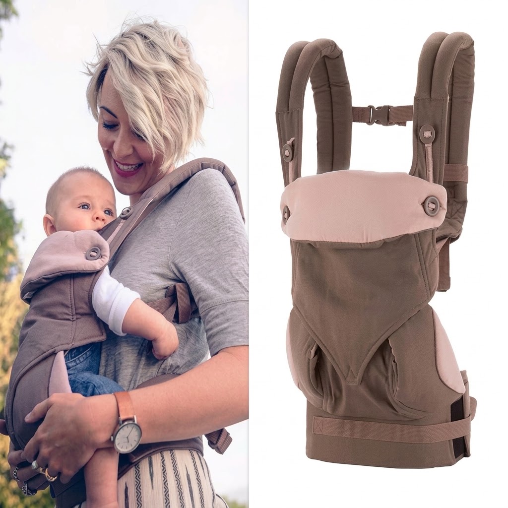 Ergonomic 360 Breathable Baby Carrier for Newborns & Toddlers