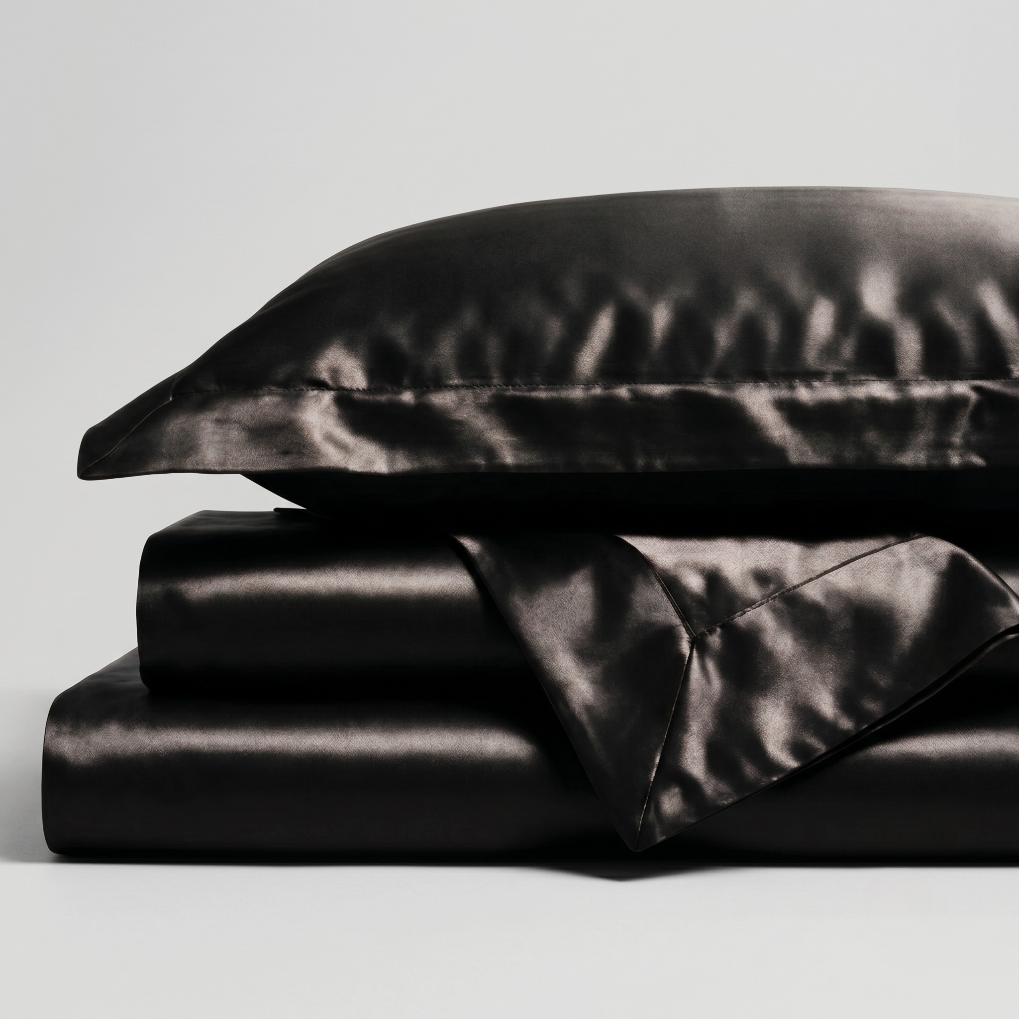 Luxury Silk 4-Piece Bedding Set - Premium Satin Bed Sheets