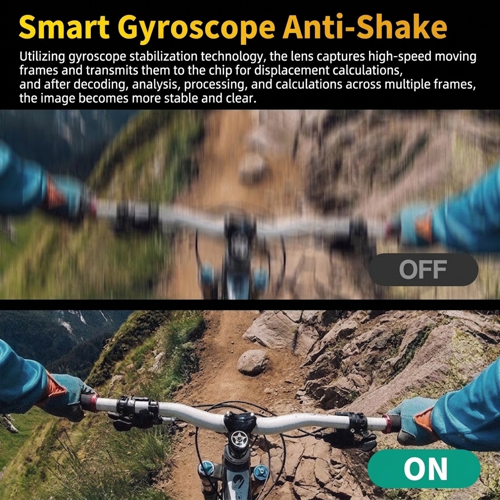 Cámara de acción OurLife 5K Ultra HD, resistente al agua hasta 30 m, EIS, doble pantalla, lente gran angular de 170°, cámara deportiva subacuática