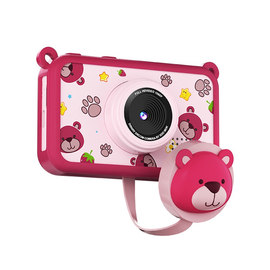 Cámara de juguete OurLife para niños, pantalla de 2,4 pulgadas, cámara de vídeo digital, juguete educativo, regalo de cumpleaños para niños y niñas pequeños.