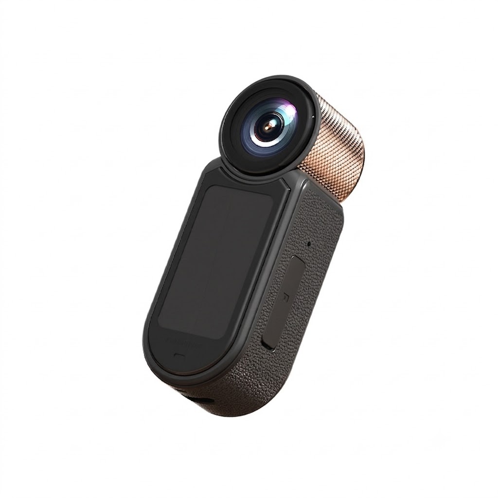 2.7K HD Thumb Camera Magnetic Portable Sports Vlogging Camcorder, 1.47-Inch Screen, One-Click Shooting