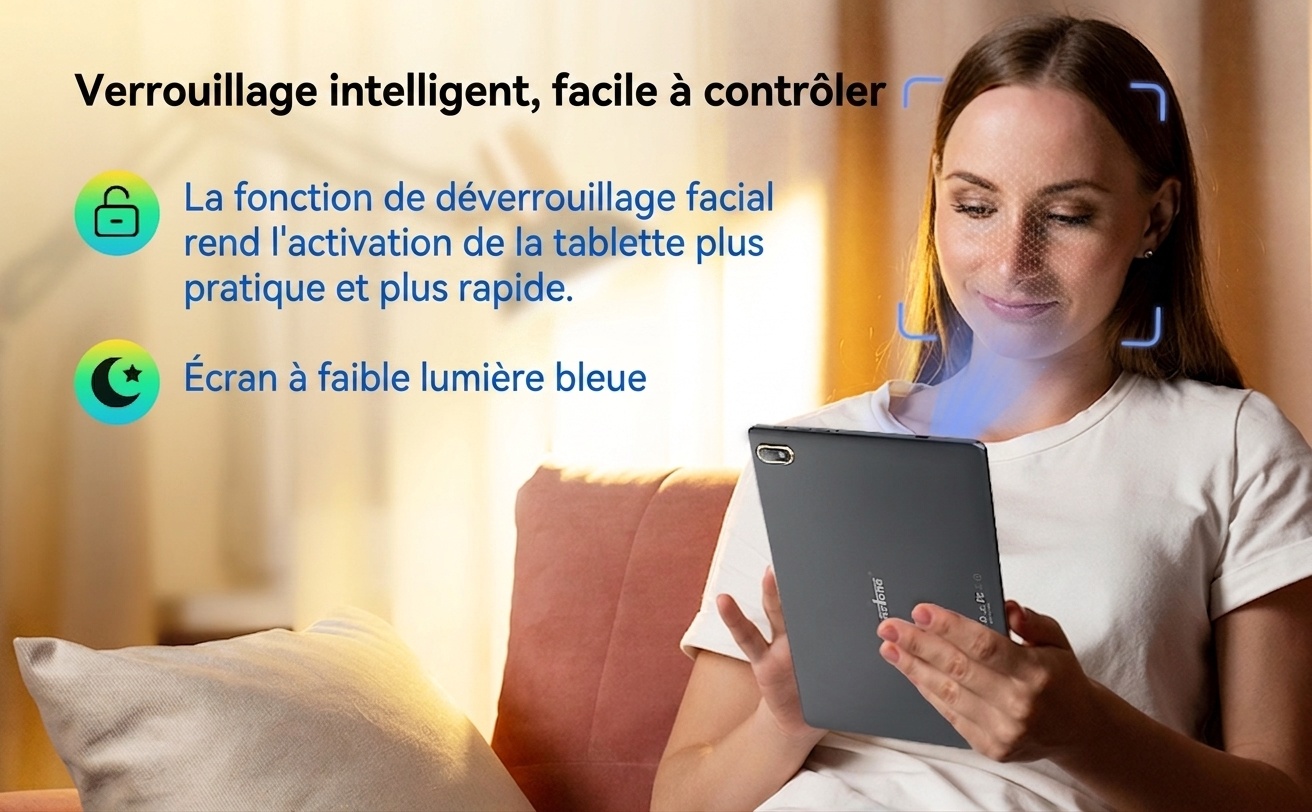 Tablette Kinstone 10,1 pouces Android 12, 3 Go de RAM, 64 Go de stockage