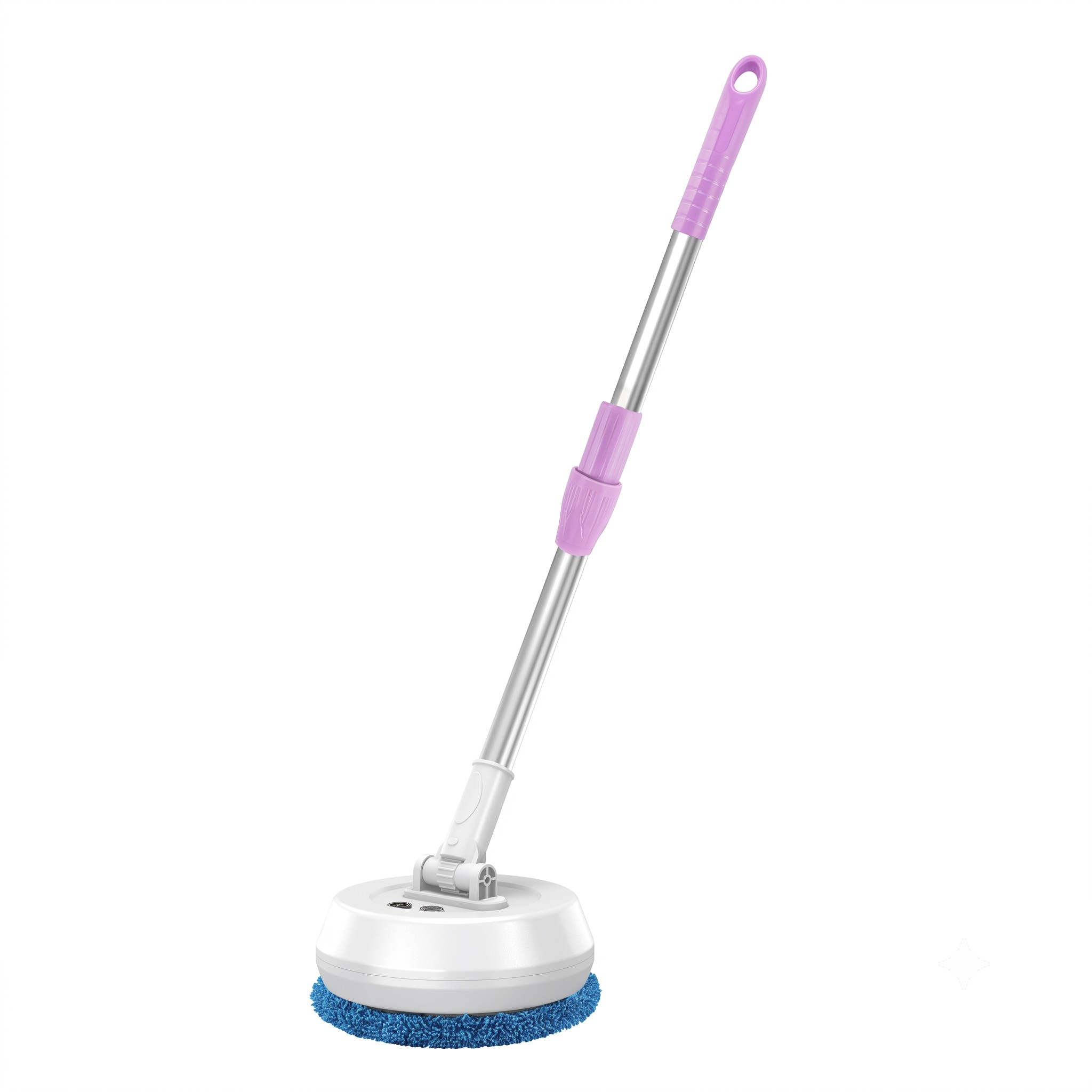 Wireless Electric Spin Mop & Scrubber, Multi-Surface Cleaner for Floors & Glass, Powerful Rotating Head, Dry/Wet Cleaning, 1200mAh Battery, 90-Min Runtime