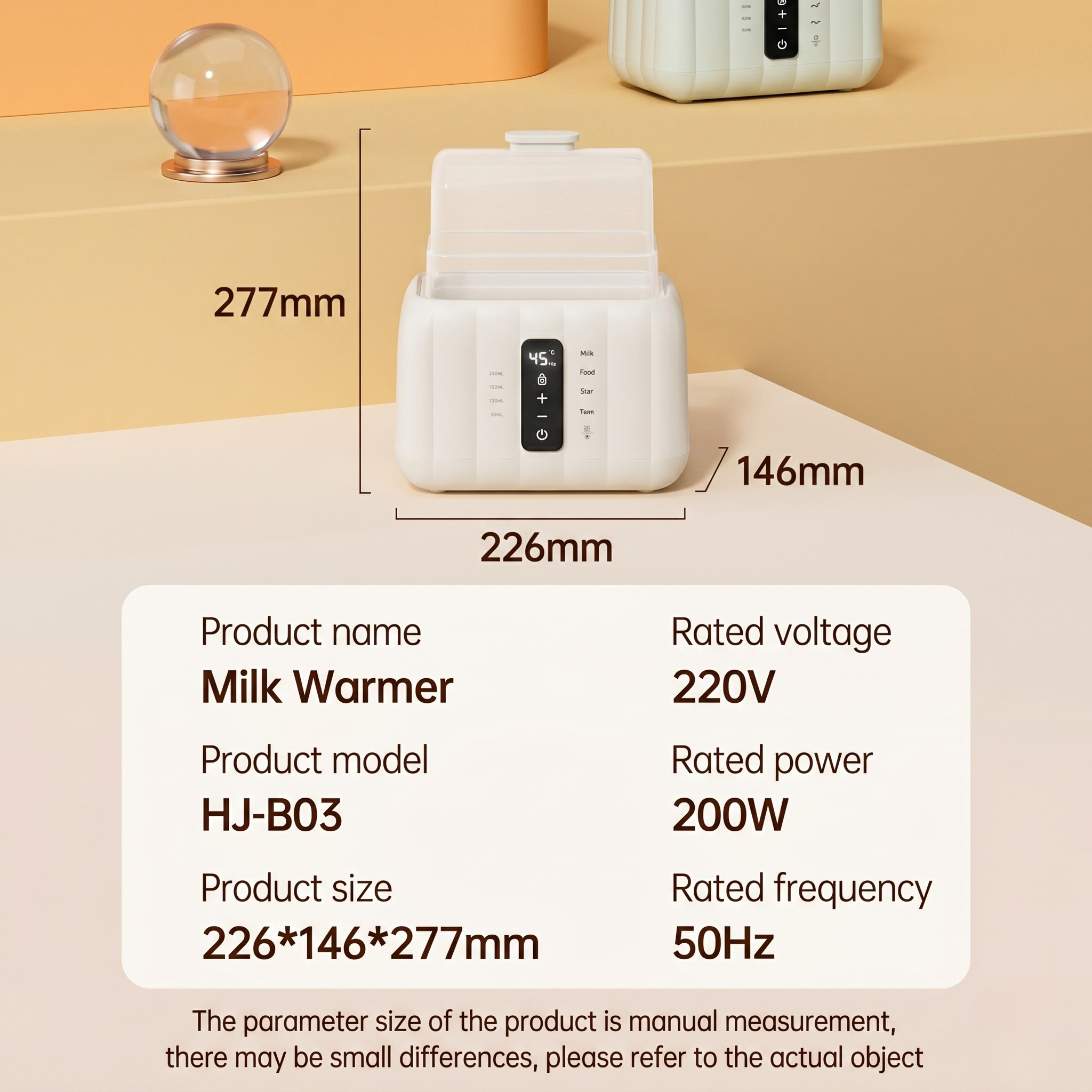 Multifunctional Smart Baby Milk Warmer & Sterilizer