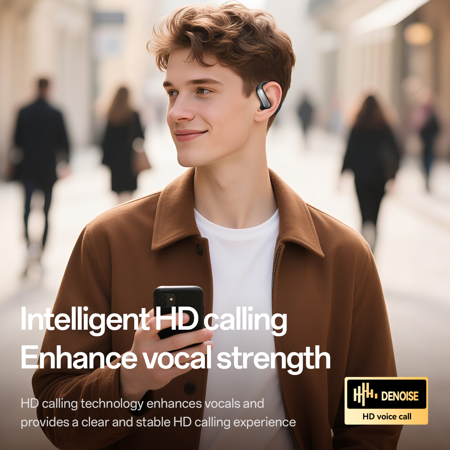 Earthsong Open-Ear Wireless Earbuds with Zero Latency Model#M140