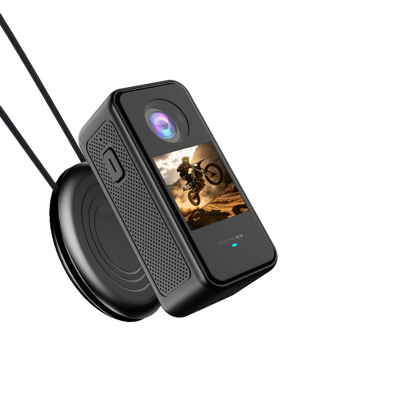 4K Magnetic Thumb Camera - Portable Action Cam with 136° Wide Angle