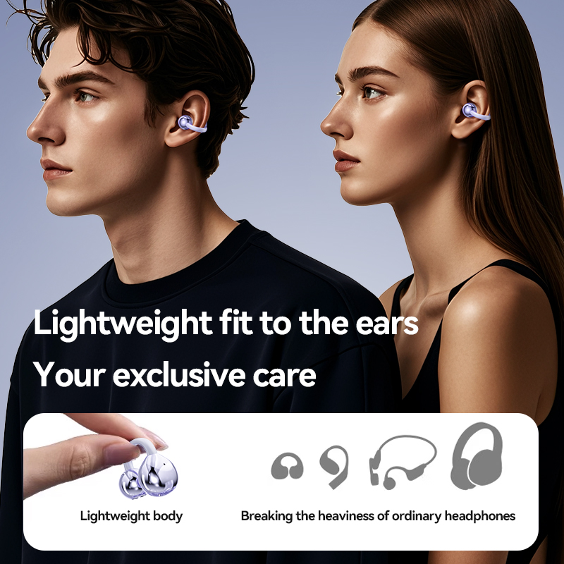 Open-Ear Wireless TWS Earbuds with AI HD Call & Bluetooth 5.4 Model#M91