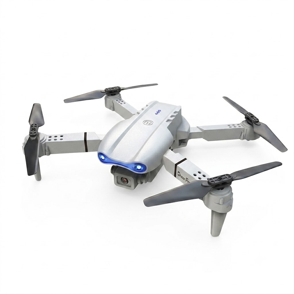 E88/E99 Foldable Drone with Dual HD Camera, Screen Remote Control, Optical Flow Positioning, RC Quadcopter