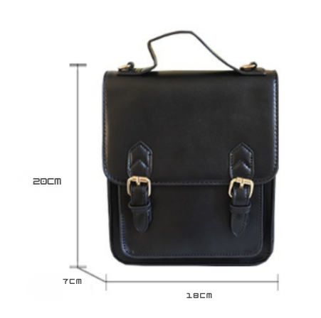 Vintage Mini Satchel Crossbody Bag - Classic Style