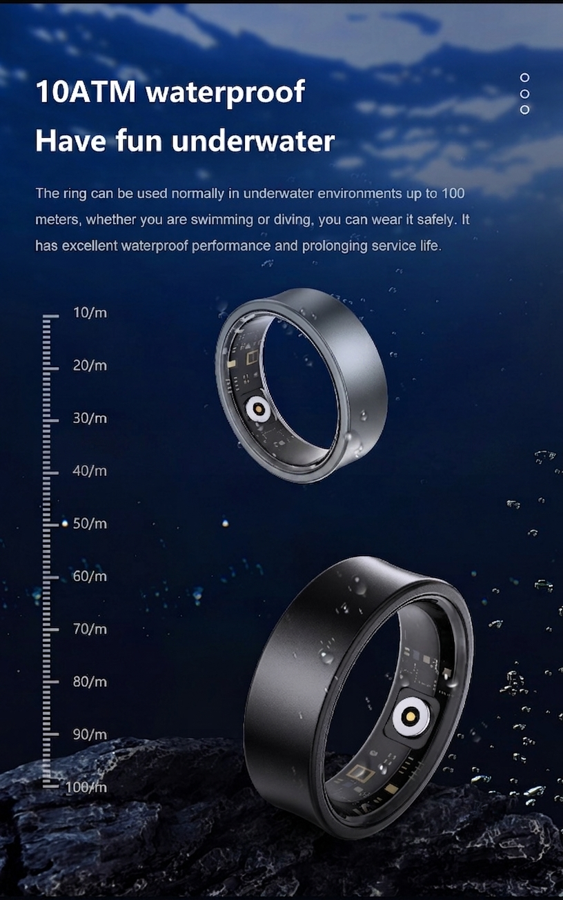 Smart Ring: tracker avanzato per la salute e il fitness, per un benessere ottimale.