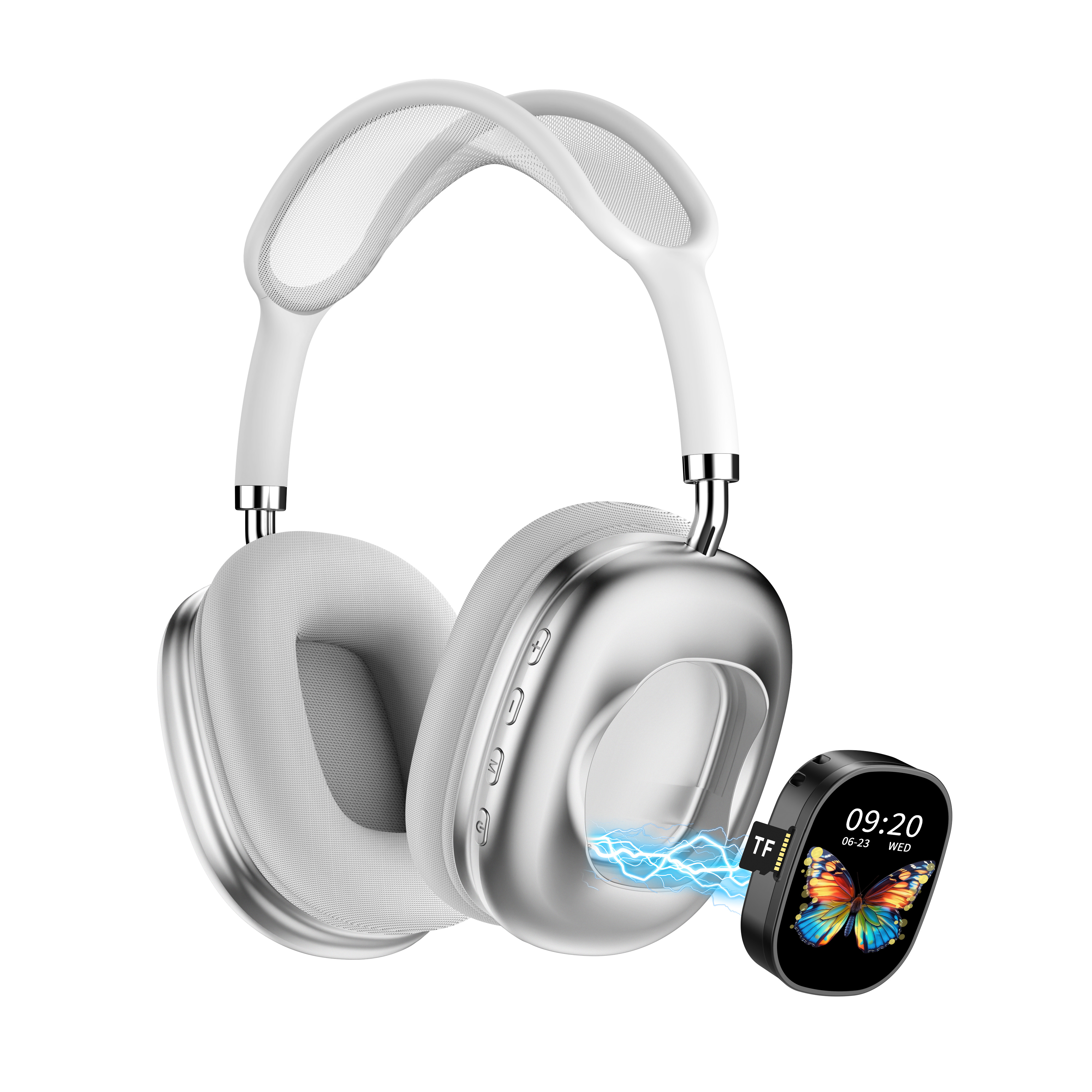 Touchscreen Wireless Bluetooth Headphones - Long Battery Life - AKZMAX800