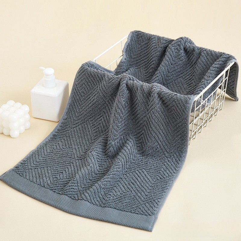 Turkish Cotton Chevron Terry Bath Towel - 2-Piece Set