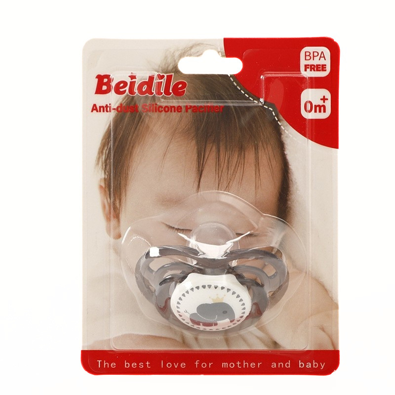 Baby Silicone Pacifier with Cute Animal Designs - BPA Free