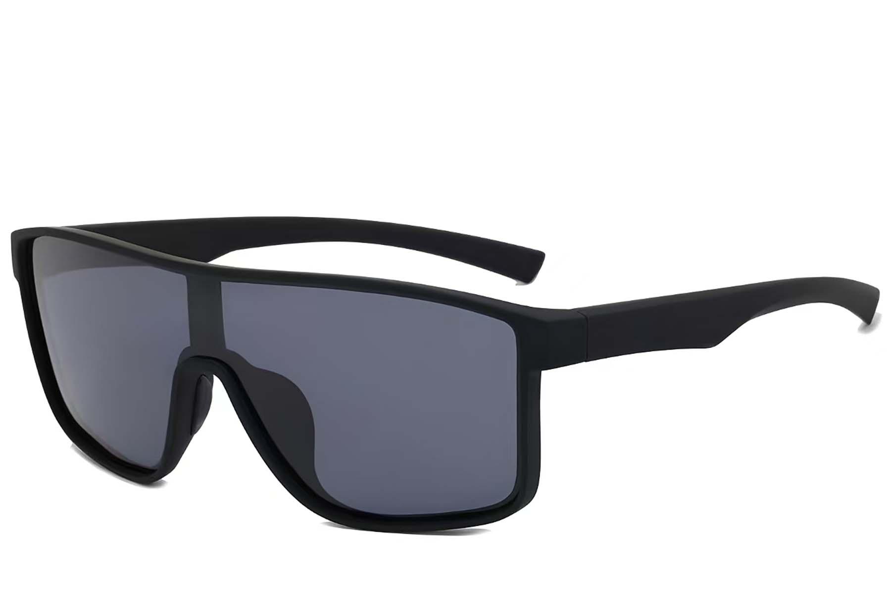 BS2607-0650_Black_Aviator_Plastic_Polarized Photochromic Glasses_corner-1