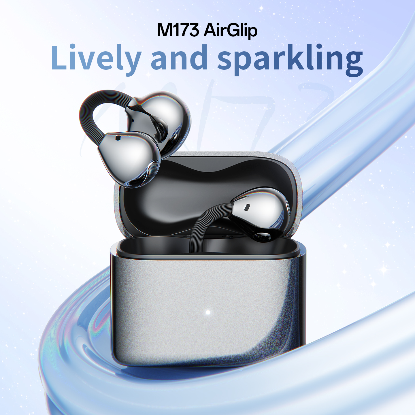M173 AirGlip Wireless Open-Ear Earbuds - 42H Battery Life Model#M173
