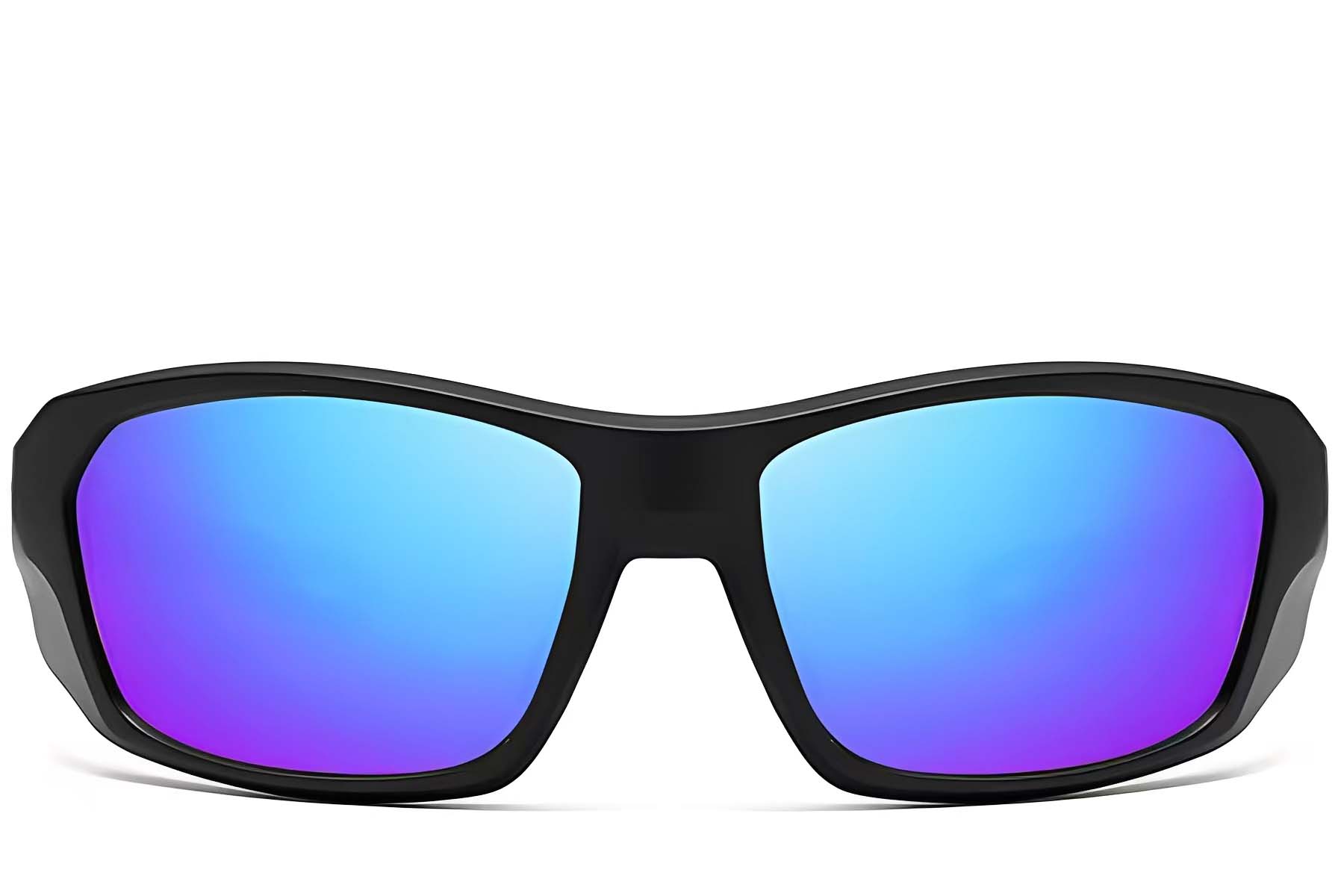 BS0205-0066_Purple_Rectangular_TR90_Sunglasses_front