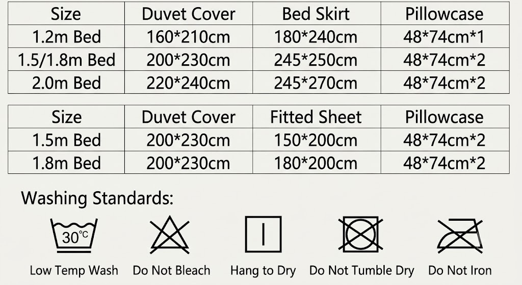 Luxury Embroidered 4-Piece Bedding Set - Soft 100S Cotton Duvet Cover