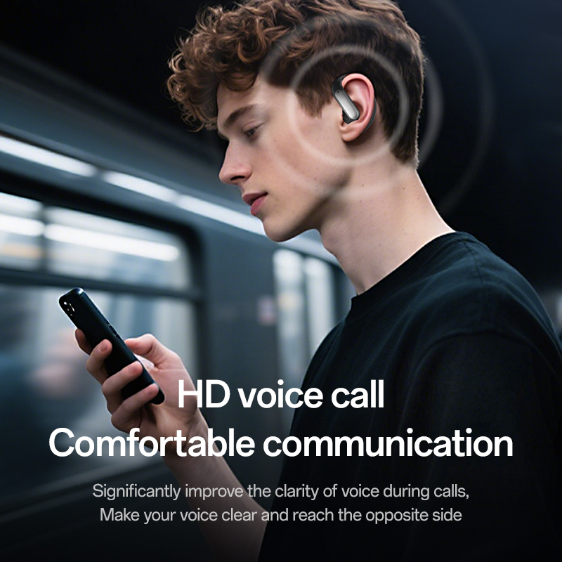 Open-Ear Wireless Bluetooth 5.4 Earbuds with LED Power Display Model#M134