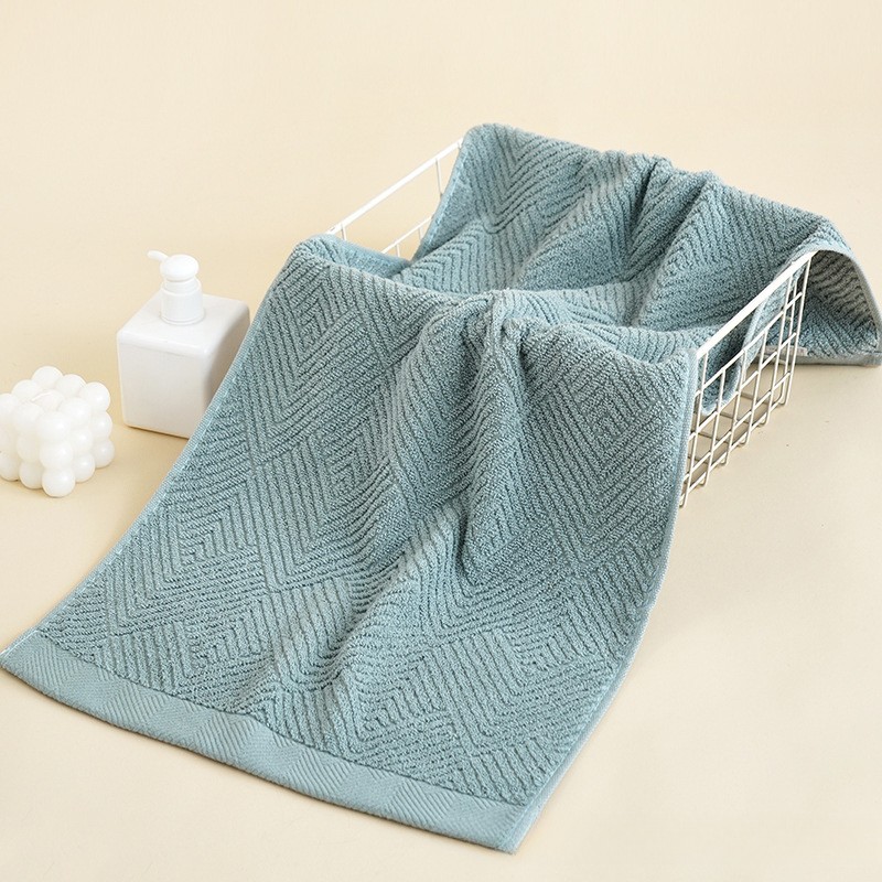 Turkish Cotton Chevron Terry Bath Towel - 2-Piece Set