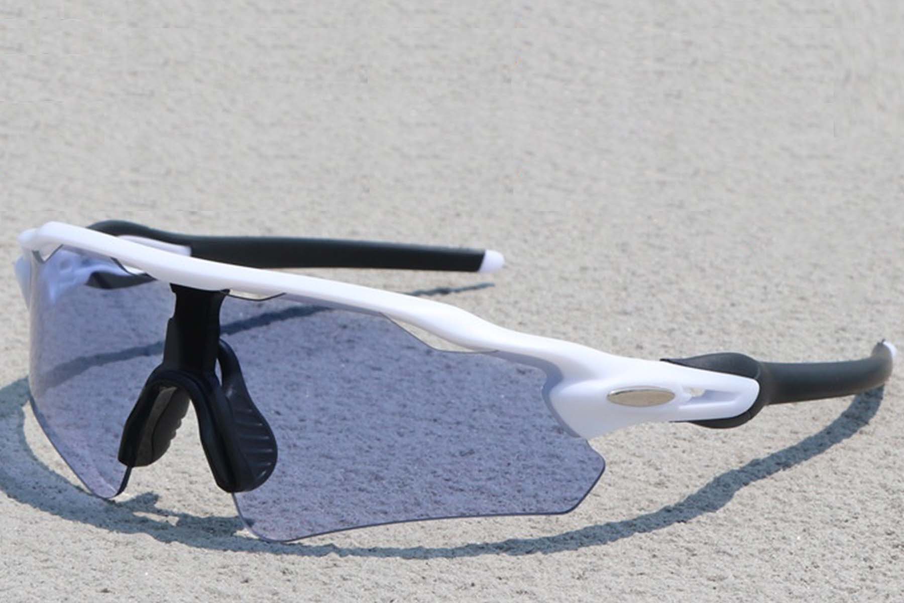 Rectangular White TR90 Sunglasses #BS1725-0048