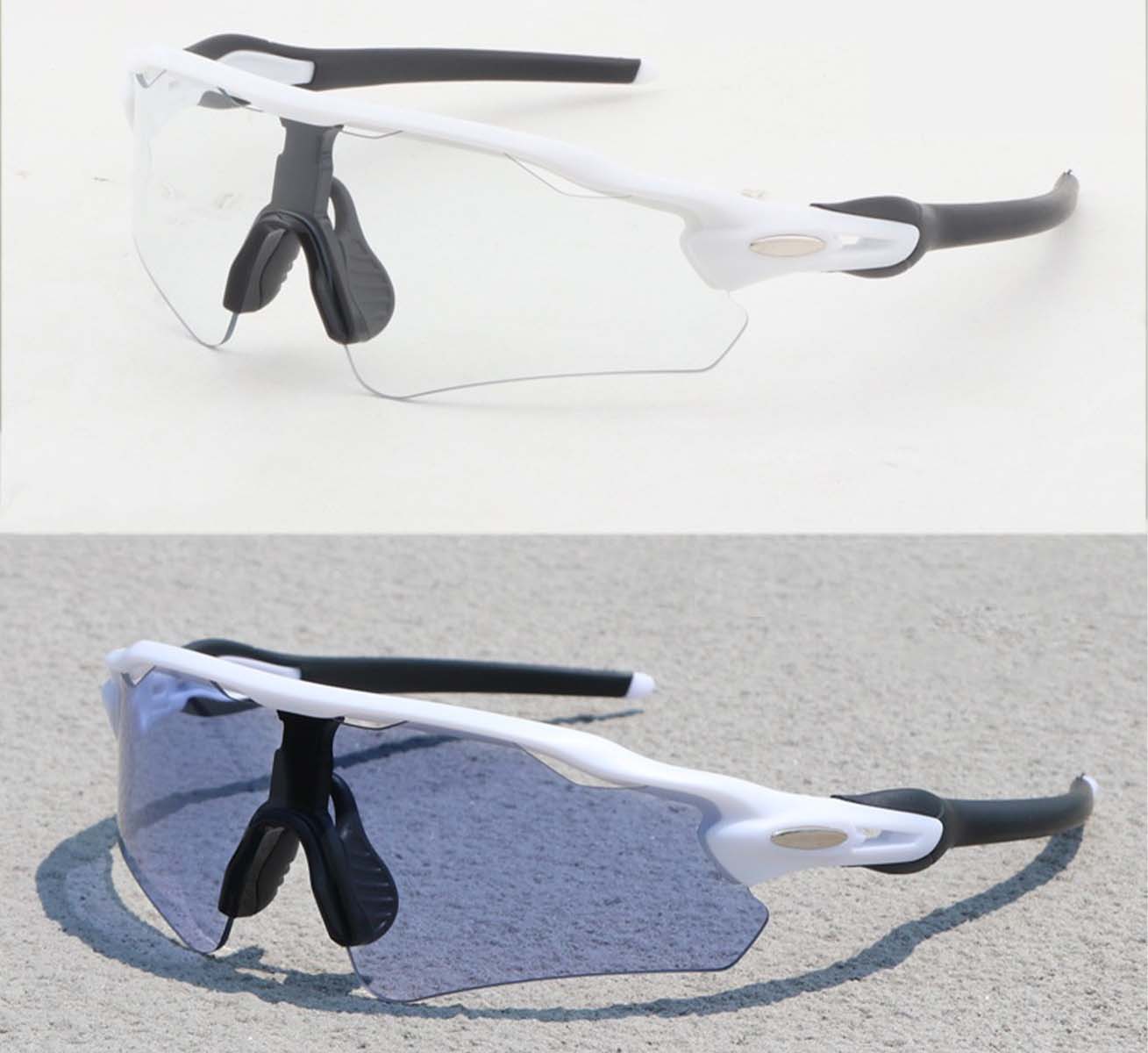 Rectangular White TR90 Sunglasses #BS1725-0048