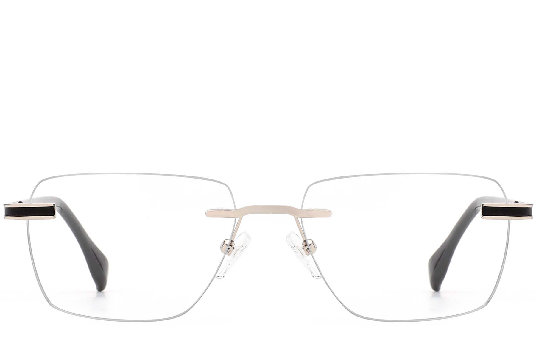 BS2012-0936_Golden_Invisible_Metal_Glasses_front