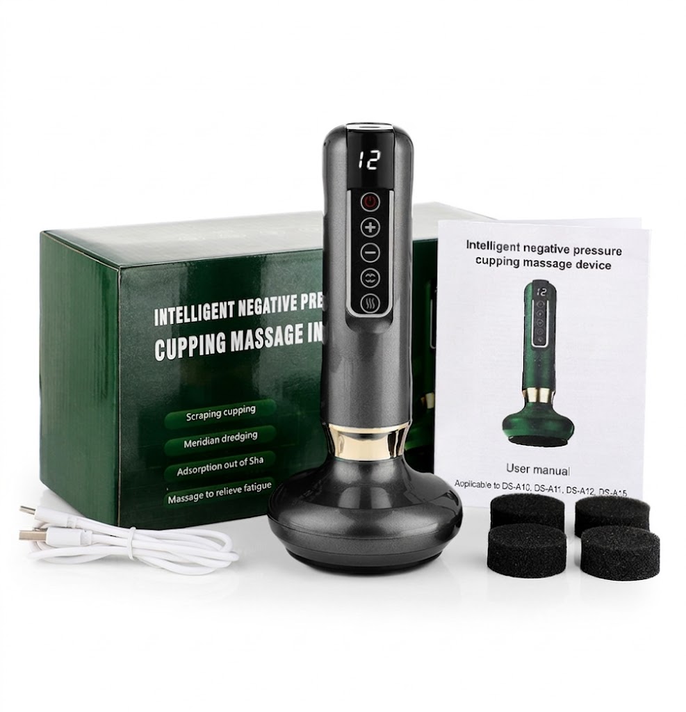 Appareil de massage par ventouses intelligent avec thérapie par la chaleur et le grattage