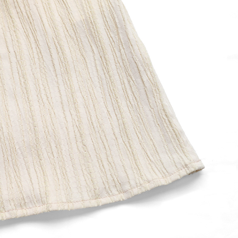 Mouwloze maxi-jurk met V-hals en ruches