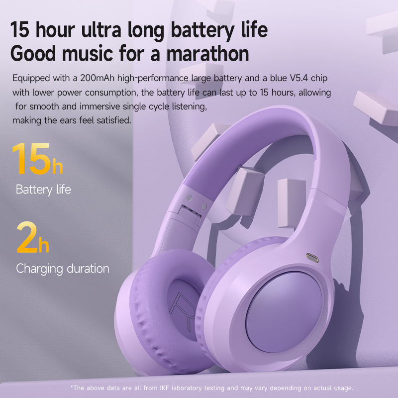 Wireless Bluetooth 6.0 Headphones | Hi-Res Audio & 15H Battery