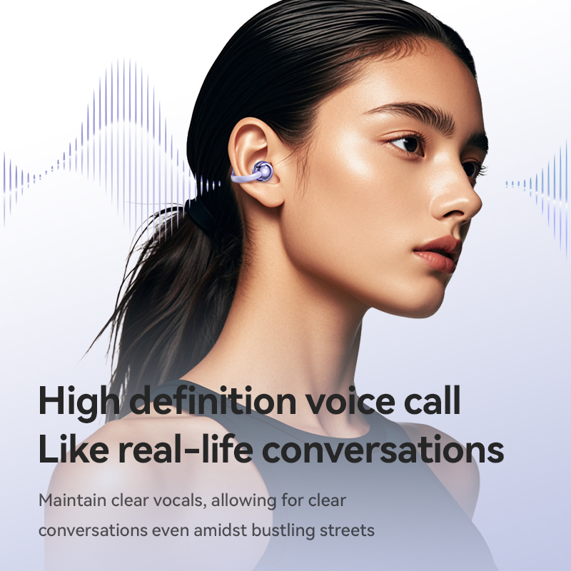 Open-Ear Wireless TWS Earbuds with AI HD Call & Bluetooth 5.4 Model#M91