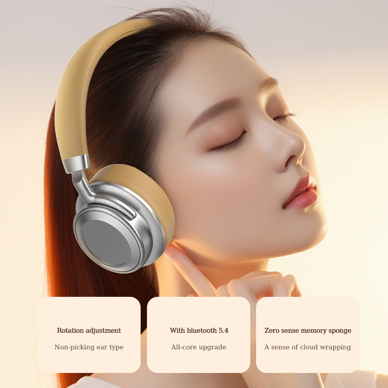 CR-9 Wireless Bluetooth 6.0 Headphones with Hi-Res Audio