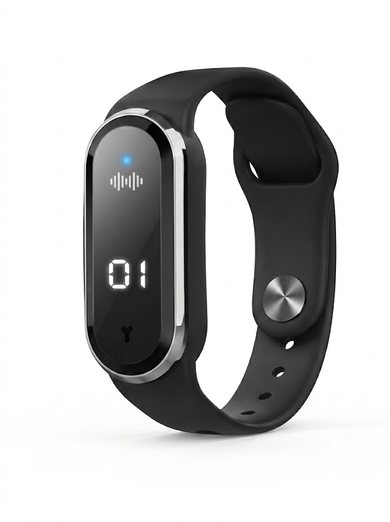 M21 Ultrasonic Mosquito Repellent Bracelet Watch for Kids Adults, Rechargeable Portable Anti-Mosquito Smart Band
