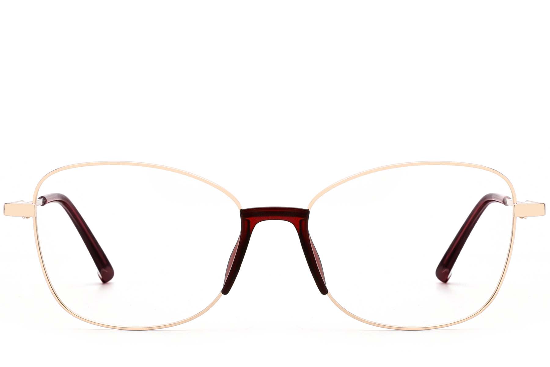 BS2012-0960_Golden_Butterfly_Metal_Glasses_front