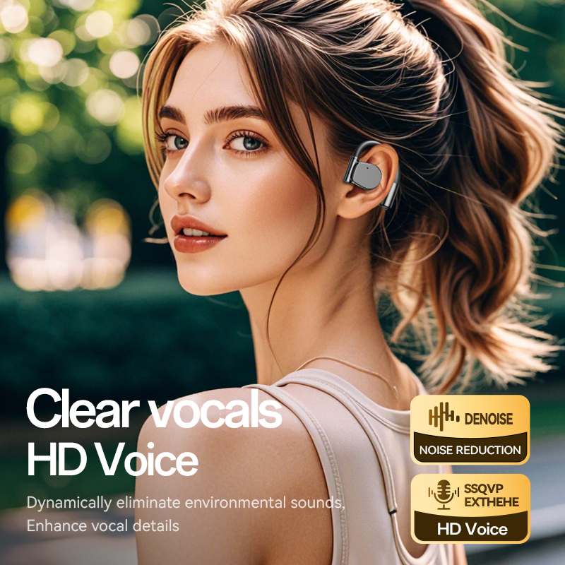 Écouteurs intra-auriculaires sans fil TWS à oreille ouverte avec indicateur de batterie LED, modèle n° M111