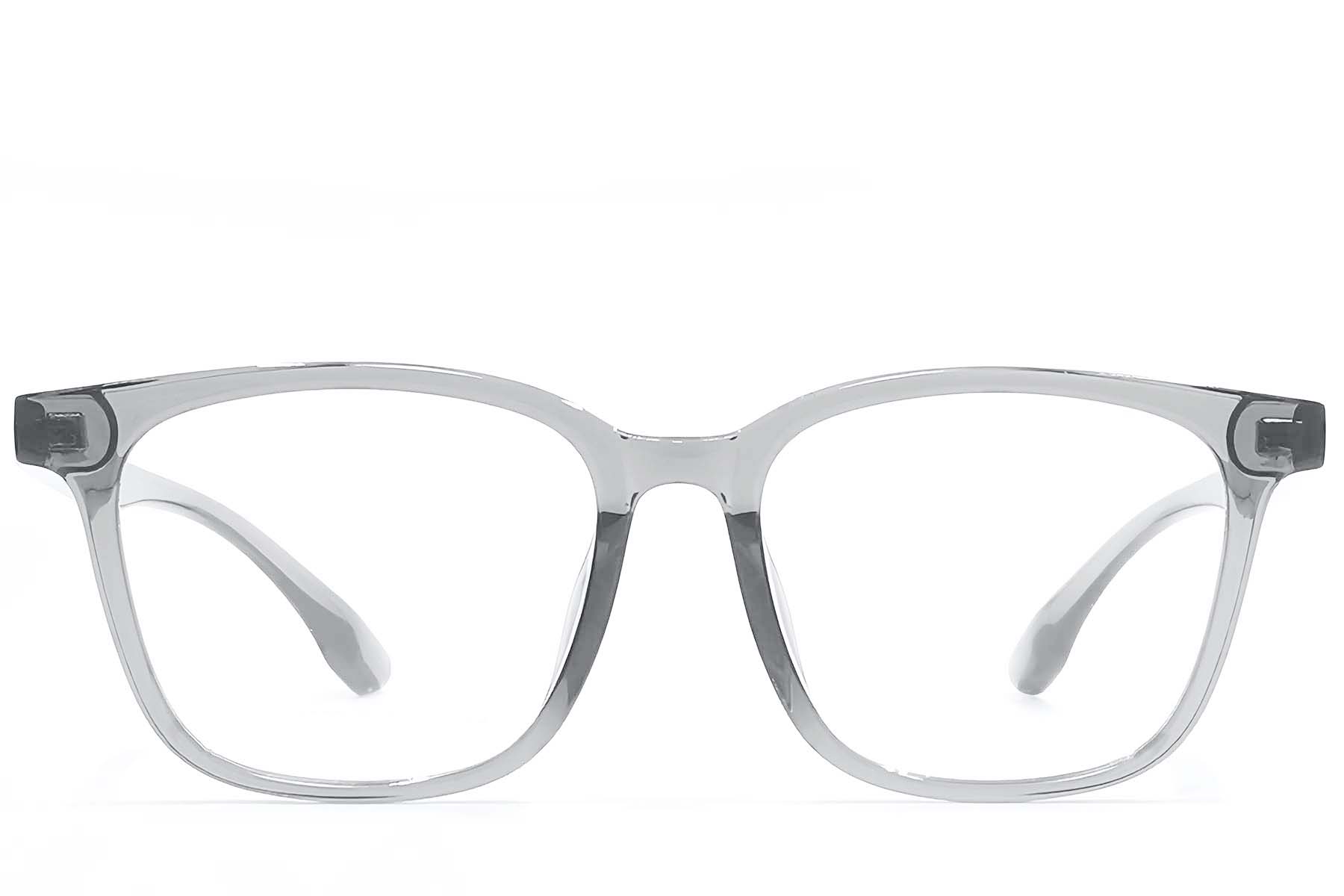 Rectangular Gray TR90 Glasses #BS1924-0219