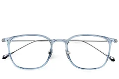 BS1913-0395_Blue_Rectangular_Titanium_Glasses_front