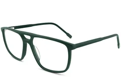 Gafas de acetato verde aviador #BS2012-0278