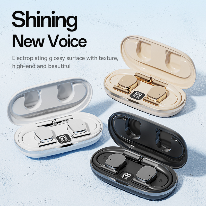 Écouteurs intra-auriculaires sans fil TWS à oreille ouverte avec indicateur de batterie LED, modèle n° M111