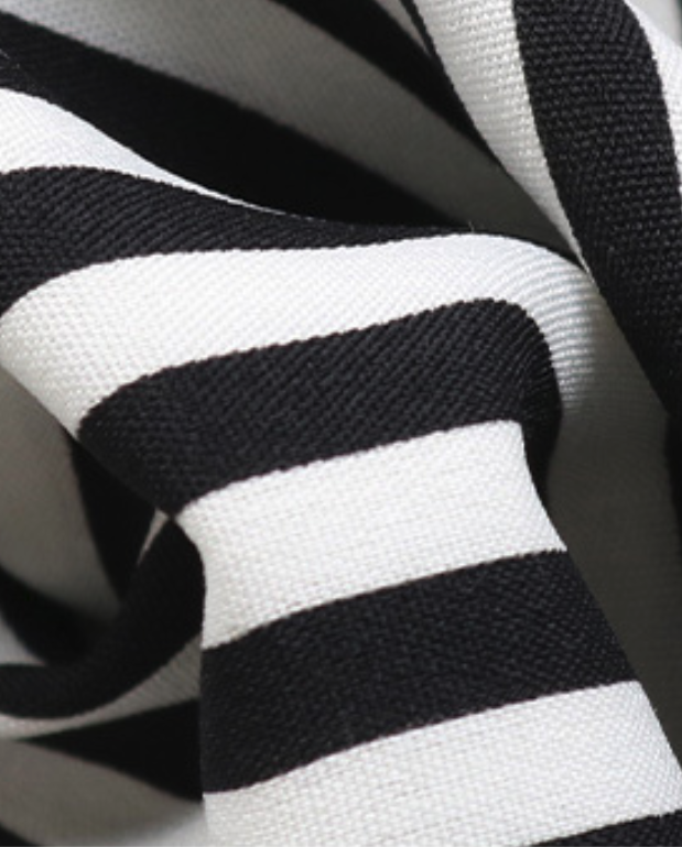 Women's Striped Ruffle Sleeve V-Neck Blouse Top