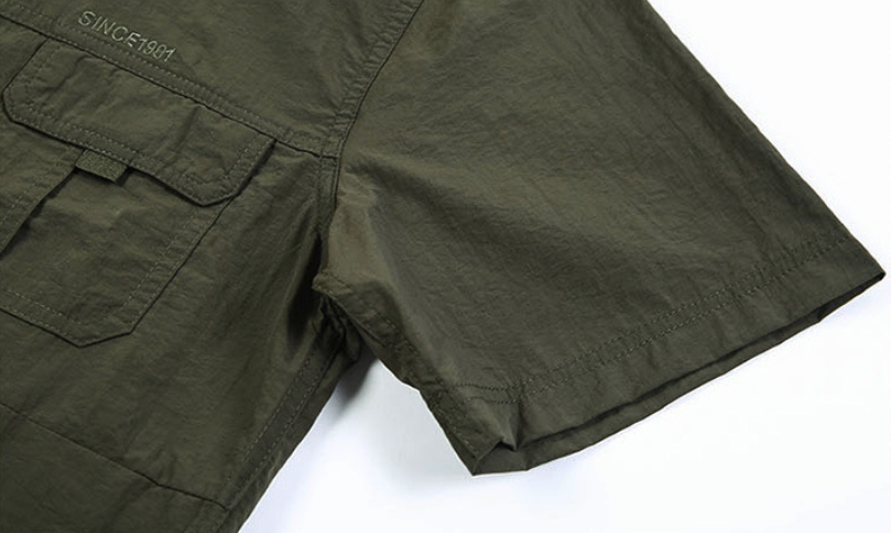 Men's Outdoor Tactical Short Sleeve Slim Fit Shirt